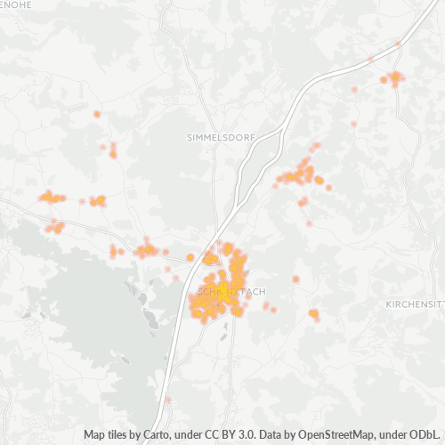Heatmap für plz 91220