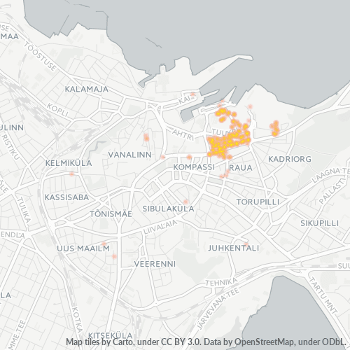 10120 Äritegevuse tiheduse kaart