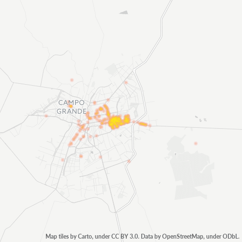 79040-000 Heatmap de Densidade da Empresa