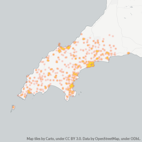 LL53 Business Density Heatmap