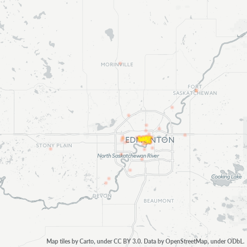 T5H Business Density Heatmap