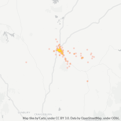 3660 Business Density Heatmap