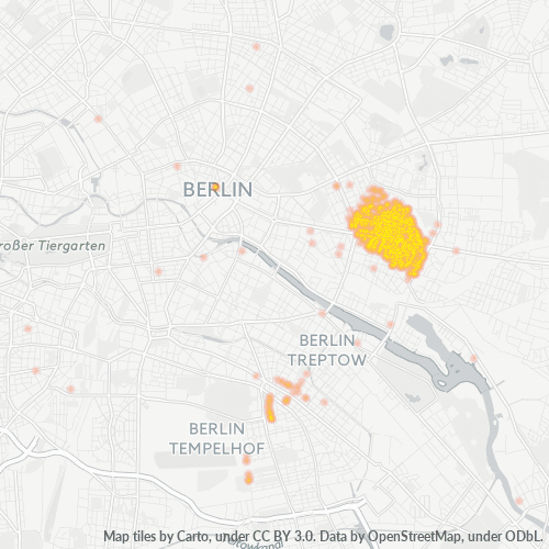 Heatmap für plz 10247
