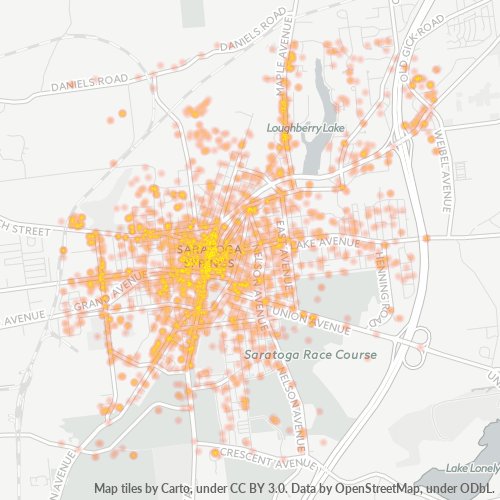 12866 Business Density Heatmap