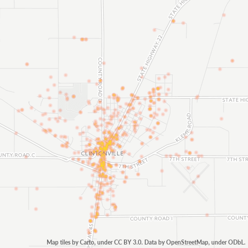 54929 Business Density Heatmap