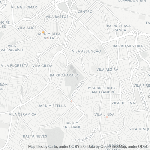 09171-000 Mapa de calor de densidad empresarial