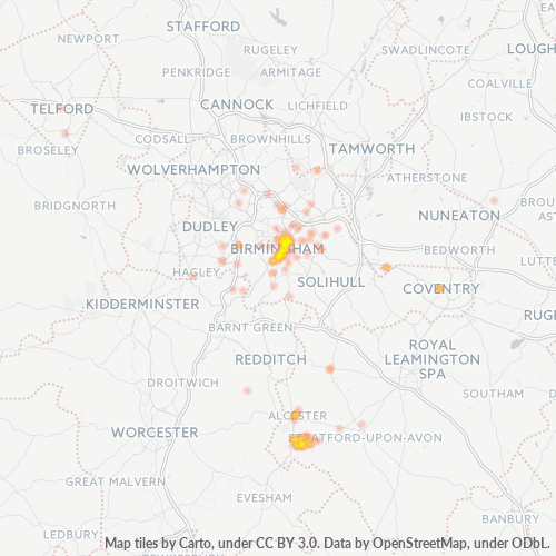B5 Business Density Heatmap