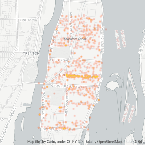 48138 Business Density Heatmap