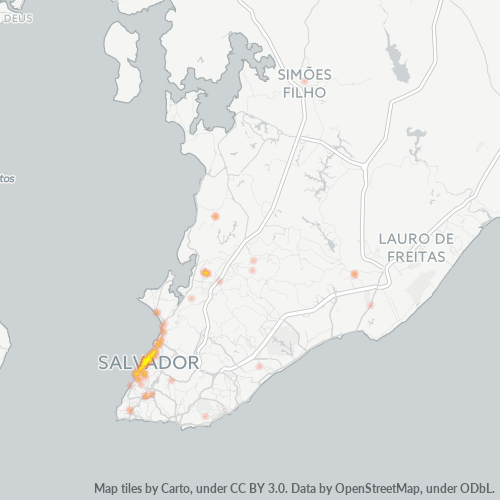 40015-000 Heatmap de Densidade da Empresa