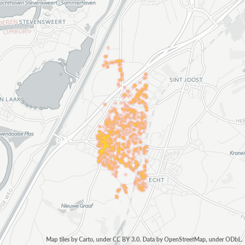 6101 Heatmap Bedrijfsdichtheid