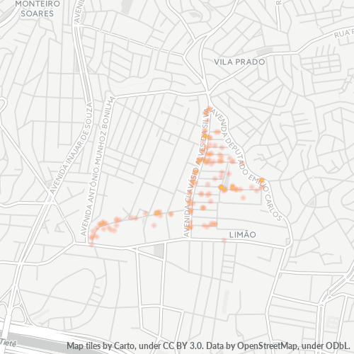 02722-000 Heatmap de Densidade da Empresa