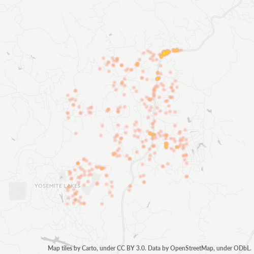 93614 Business Density Heatmap