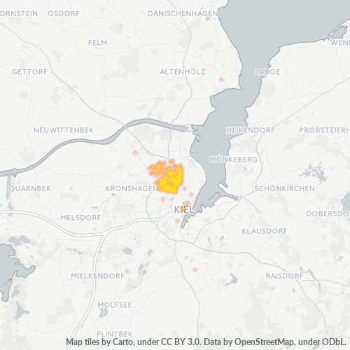 24118 Standortdichte-Heatmap