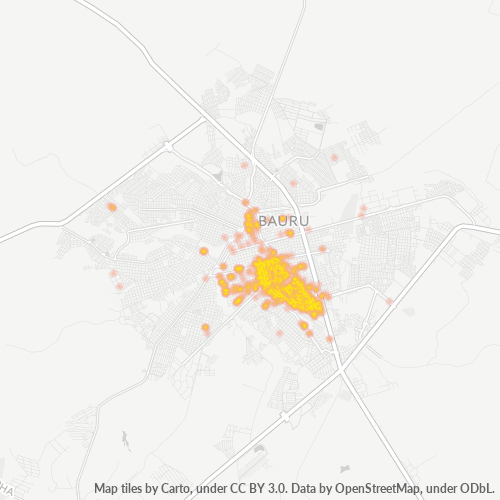 17012-000 Heatmap de Densidade da Empresa