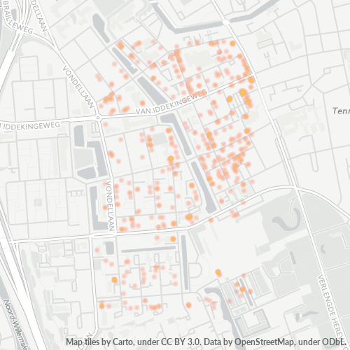 9721 Heatmap Bedrijfsdichtheid