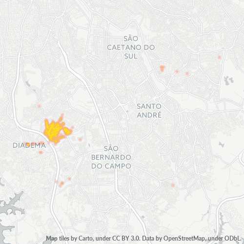09941-000 Mapa de calor de densidad empresarial