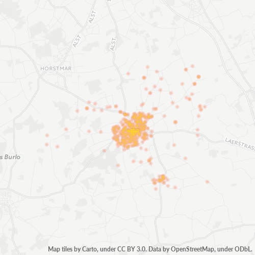 48366 Standortdichte-Heatmap