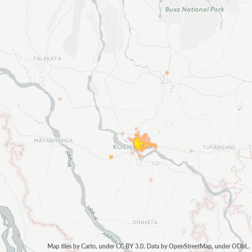 736101 Business Density Heatmap
