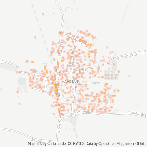 4622 Heatmap over forretningstæthed