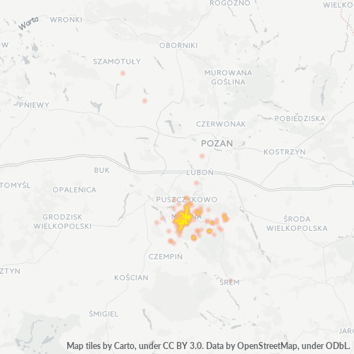 62-050 Mapa intensywności działalności gospodarczej