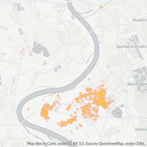 47259 Standortdichte-Heatmap