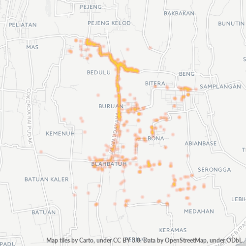 80581 Peta Panas Densitas Bisnis
