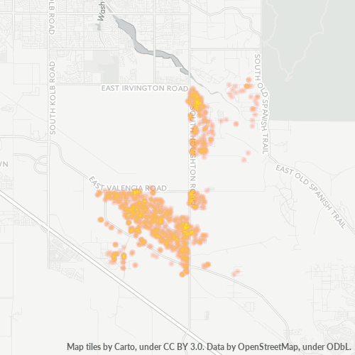 85747 Business Density Heatmap