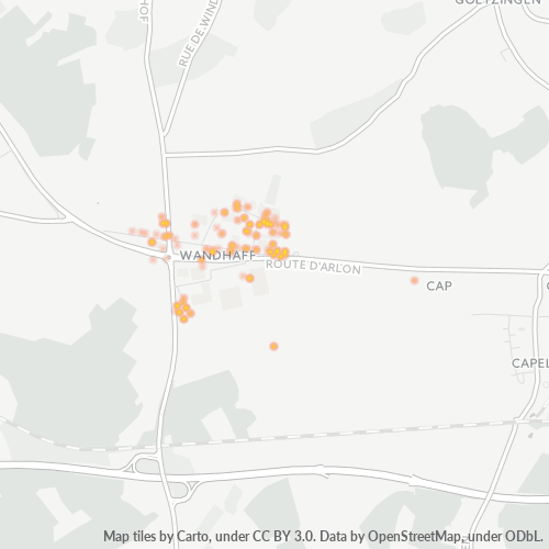 8399 Business Density Heatmap