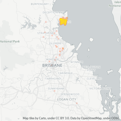 4019 Business Density Heatmap
