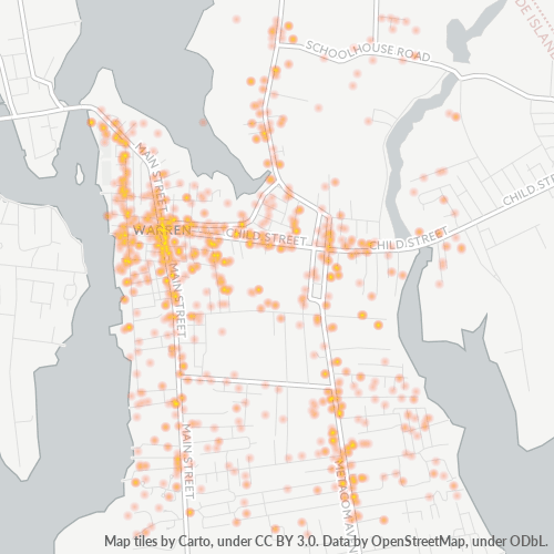 02885 Business Density Heatmap