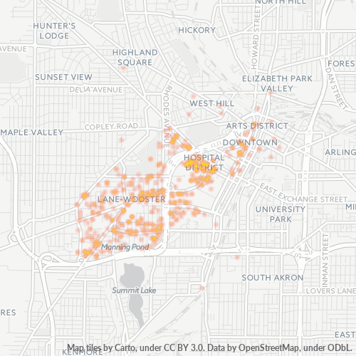 44307 Business Density Heatmap