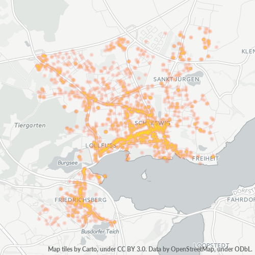 Heatmap für plz 24837