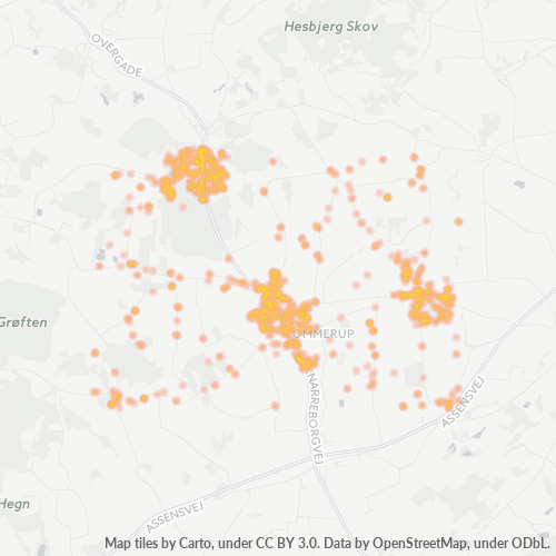 5690 Heatmap over forretningstæthed