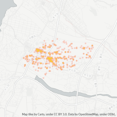 438 商業密度熱圖