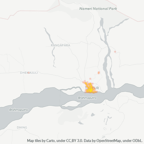 784001 Business Density Heatmap