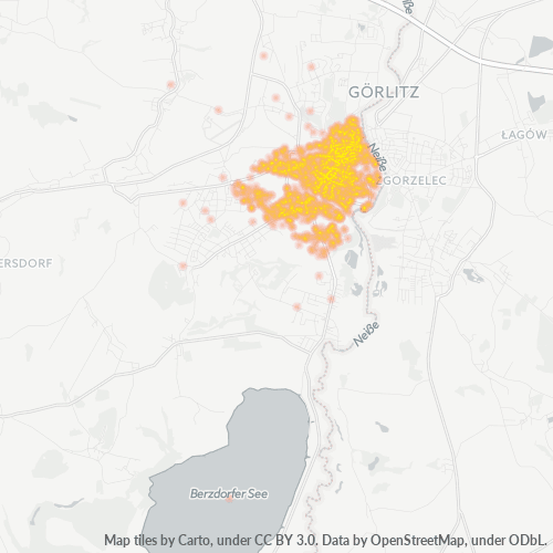 Heatmap für plz 02826