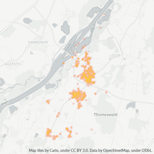 Heatmap für plz 77866