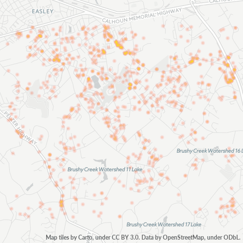 29642 Business Density Heatmap