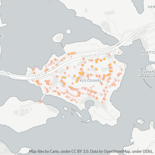 00570 Yritystiheys lämpökarttana