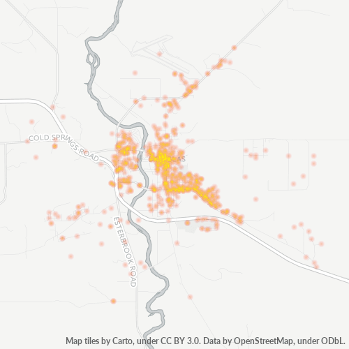 82633 Business Density Heatmap