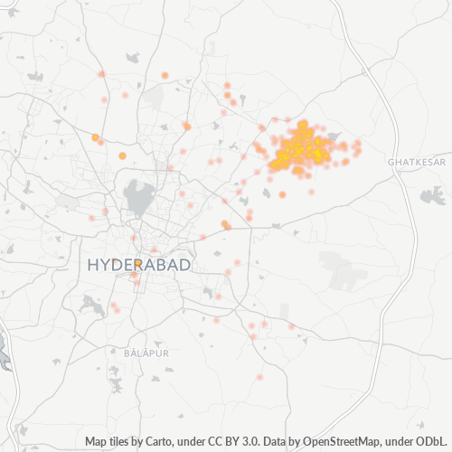 500051 Business Density Heatmap