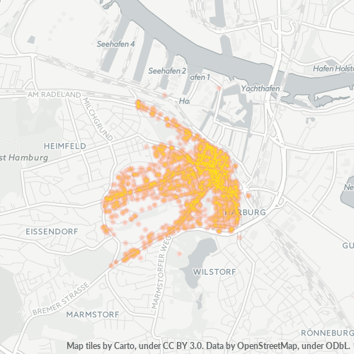 21073 Standortdichte-Heatmap