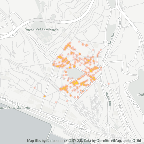 Mappa di calore per cap 84124