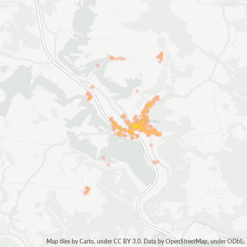 Heatmap für plz 91171