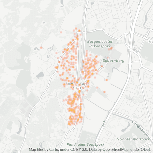 2082 Heatmap Bedrijfsdichtheid