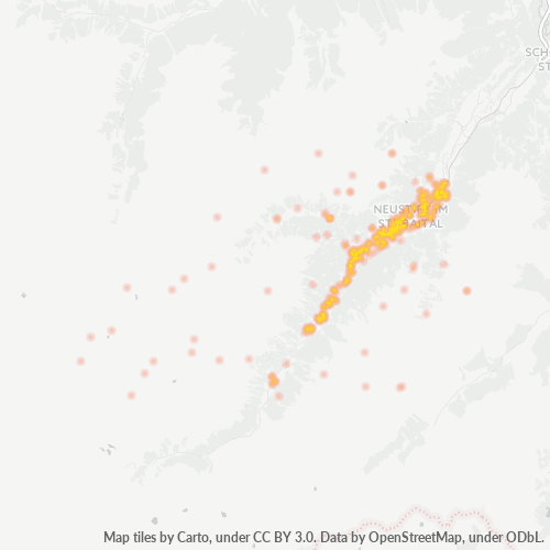 Heatmap für postleitzahl 6167