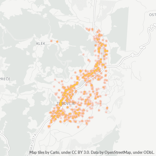 1420 Zemljevid gostote poslovanja