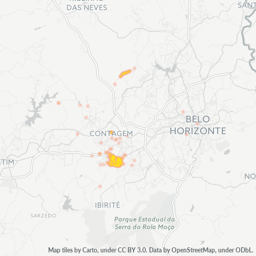 32240-000 Heatmap de Densidade da Empresa