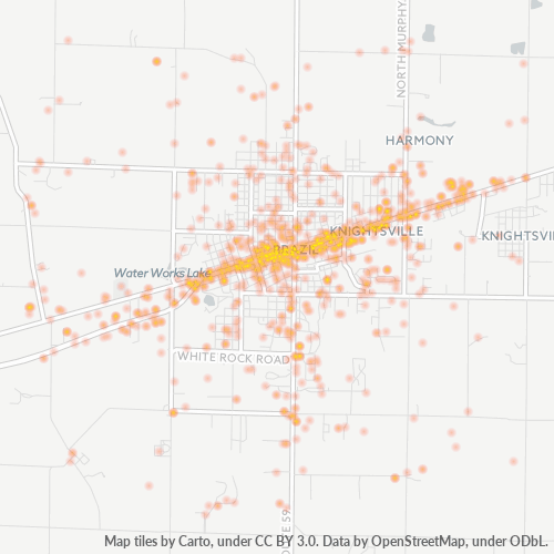 47834 Business Density Heatmap