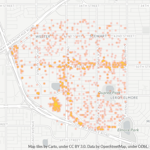 79414 Business Density Heatmap